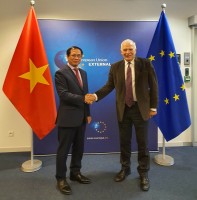 Bộ trưởng Ngoại giao Bùi Thanh Sơn gặp Đại diện cấp cao EU về Chính sách An ninh và đối ngoại, Phó Chủ tịch EC Josep Borrell