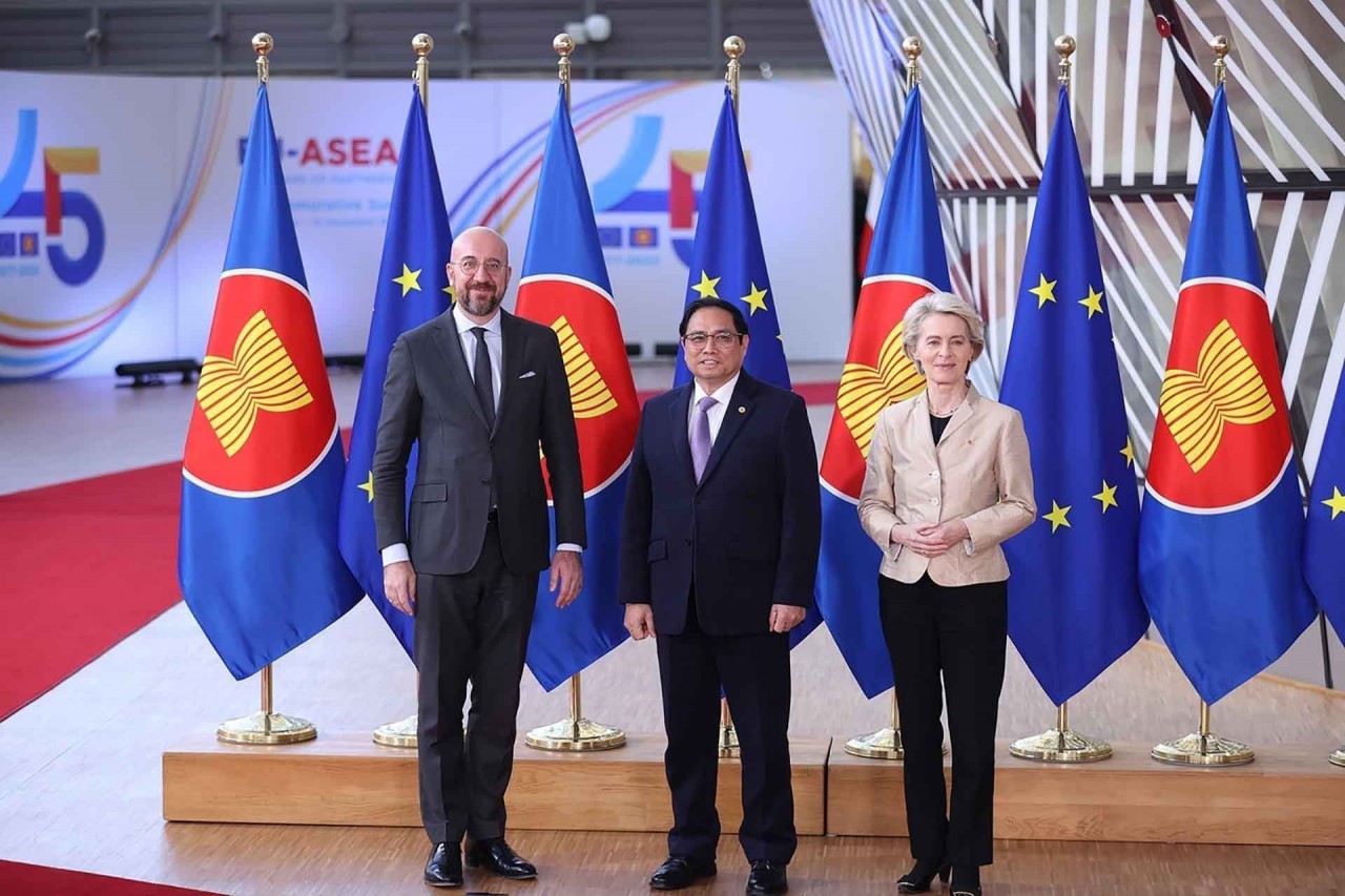 Prime Minister Pham Minh Chinh attends ASEAN-EU Commemorative Summit in Brussels