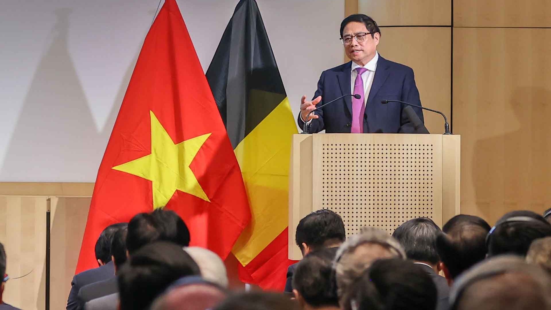 Thủ tướng Phạm Minh Chính dự Diễn đàn doanh nghiệp Việt Nam-Bỉ