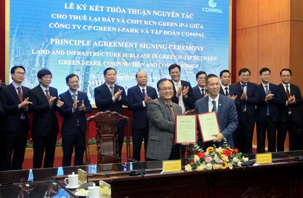 Compal Electronics signs investment agreement in Thai Binh province