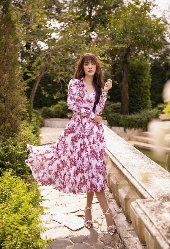 Hoa hậu Mai Phương gợi ý những mẫu váy đầm trang nhã trong mùa Xuân