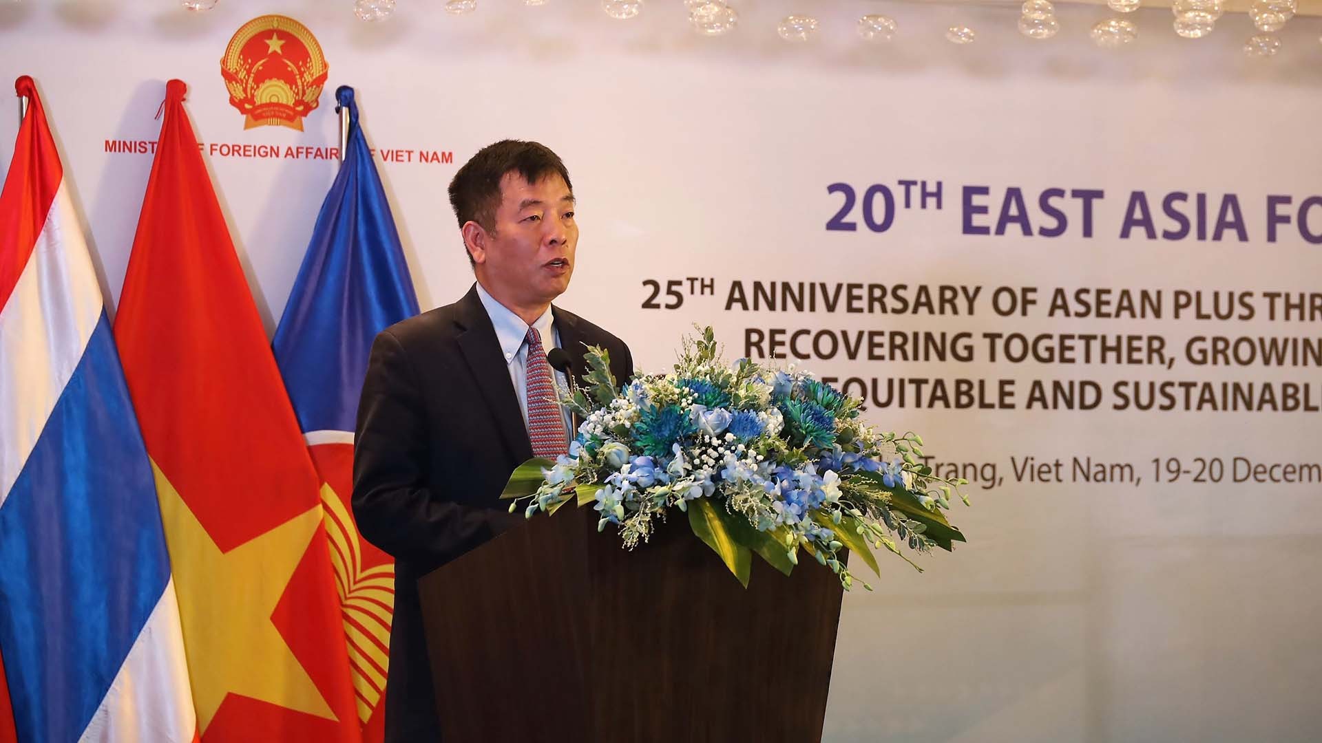 Đại sứ Vũ Hồ, Quyền Trưởng SOM ASEAN của Việt Nam phát biểu Đại sứ Vũ Hồ, Quyền Trưởng SOM ASEAN của Việt Nam phát biểu