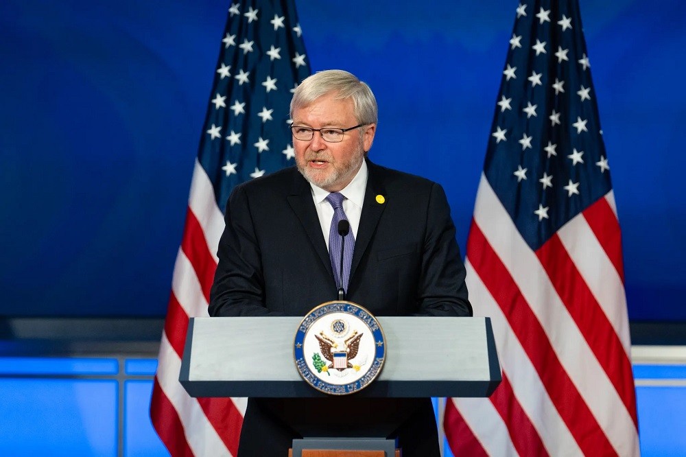 Cựu Thủ tướng Kevin Rudd trở thành Đại sứ Australia tại Mỹ