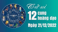 Tử vi 12 cung hoàng đạo Thứ Tư ngày 21/12/2022: Song Ngư nên kiềm chế nóng giận