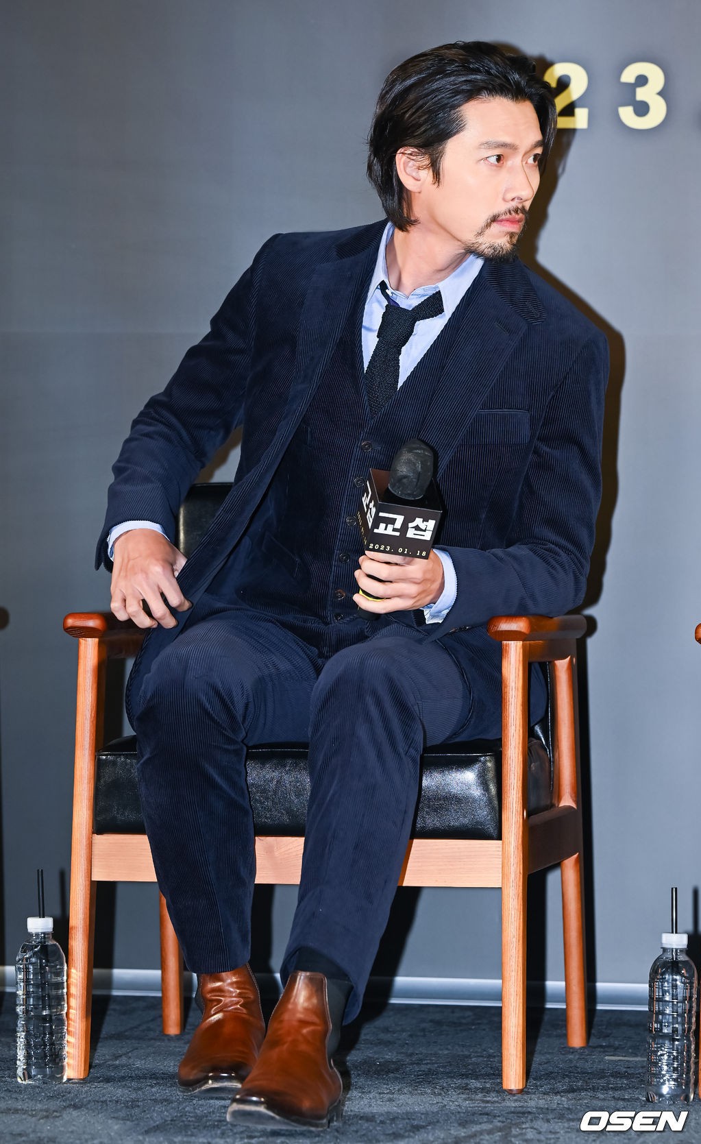 Tài tử Hyun Bin  lịch lãm, nam tính dự họp báo ra mắt phim 'The Point Men'