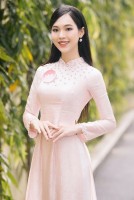 Nhan sắc dịu dàng của thí sinh quê Thanh Hóa được kỳ vọng cao tại Hoa hậu Việt Nam 2022