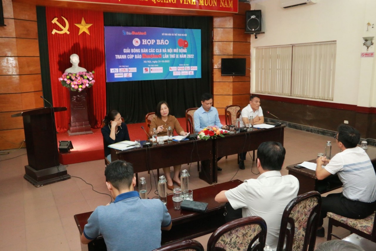 PetroVietnam đồng hành cùng Giải bóng bàn tranh cúp Báo Hà Nội Mới lần thứ IX năm 2022