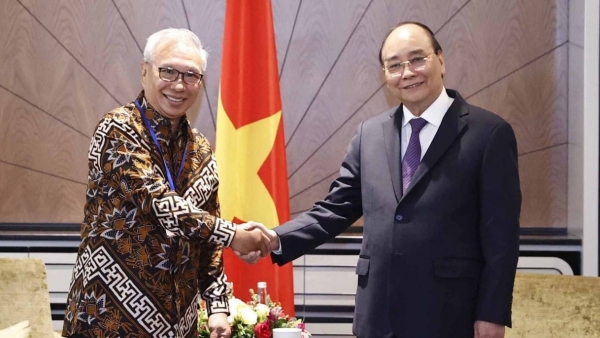 President Nguyen Xuan Phuc receives Indonesia - Vietnam Friendship Association in Jakarta