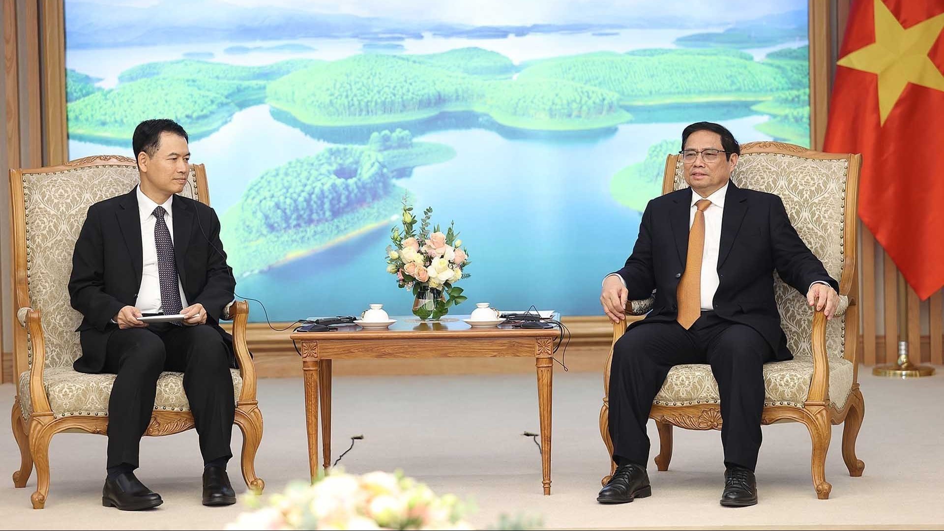 Thủ tướng Phạm Minh Chính tiếp Bộ trưởng Bộ Công Thương Lào