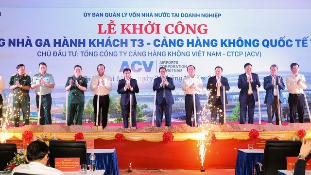 Thủ tướng Phạm Minh Chính phát lệnh khởi công xây dựng Nhà ga T3, Cảng hàng không Quốc tế Tân Sơn Nhất
