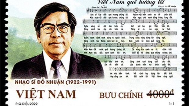 Ra mắt bộ tem nhân kỷ niệm 100 năm sinh nhạc sĩ Đỗ Nhuận