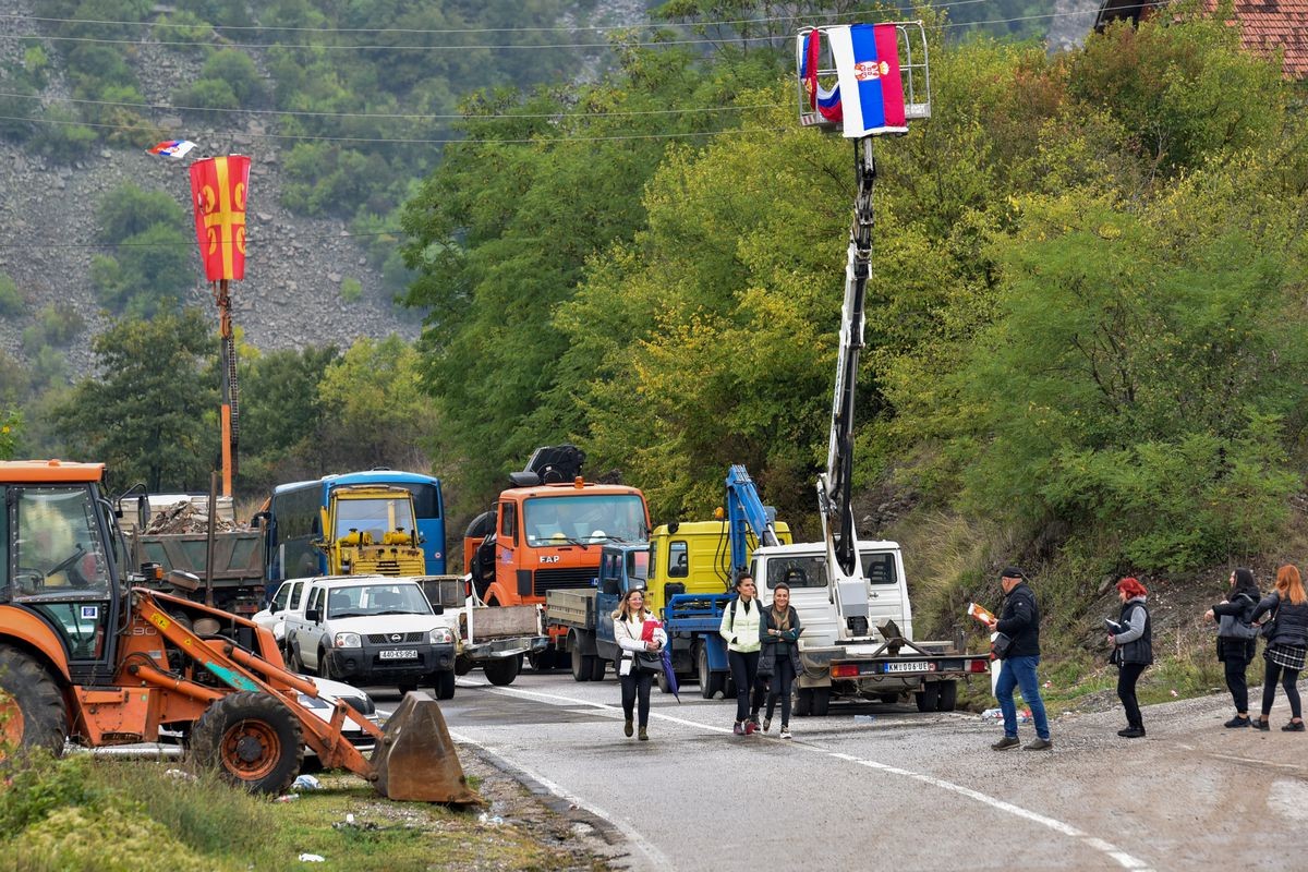 (12.26) Tình hình biên giới Serbia-Kosovo vẫn còn căng thẳng. (Nguồn: Reuters)