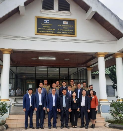 Đoàn công tác tỉnh Phú Thọ thăm các công trình tài trợ cho tỉnh Luông Nậm Thà, Lào