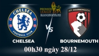 Link xem trực tiếp Chelsea vs Bournemouth (00h30 ngày 28/12) vòng 17 Ngoại hạng Anh