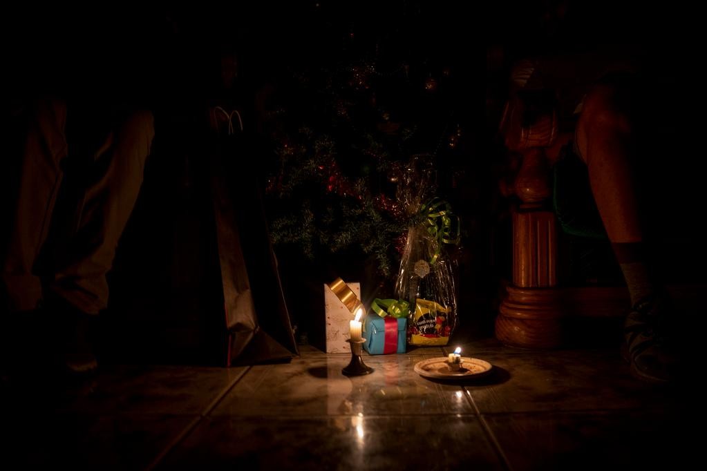 Giáng sinh trong tình trạng mất điện ở Nam Phi. (Nguồn: Tân Hoa xã)