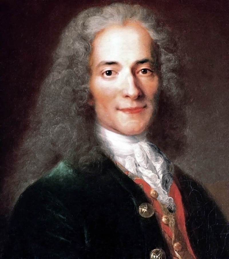 Nhà triết học và nhà văn Voltaire.