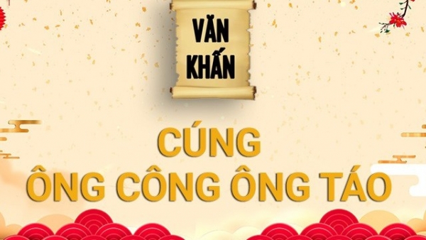 Văn khấn ông Công ông Táo 2023 truyền thống chuẩn nhất