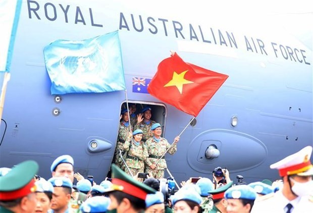 Vietnam has recorded an impressive percentage of women in UN peacekeeping operations. (Photo: VNA)