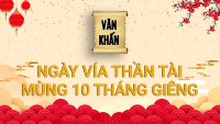 Văn khấn mùng 10 tháng Giêng năm Ất Tỵ, bài cúng ngày vía Thần Tài 2025 chuẩn nhất
