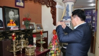 Chủ tịch Quốc hội Vương Đình Huệ thăm, chúc Tết gia đình cố Chủ tịch Quốc hội Nguyễn Hữu Thọ