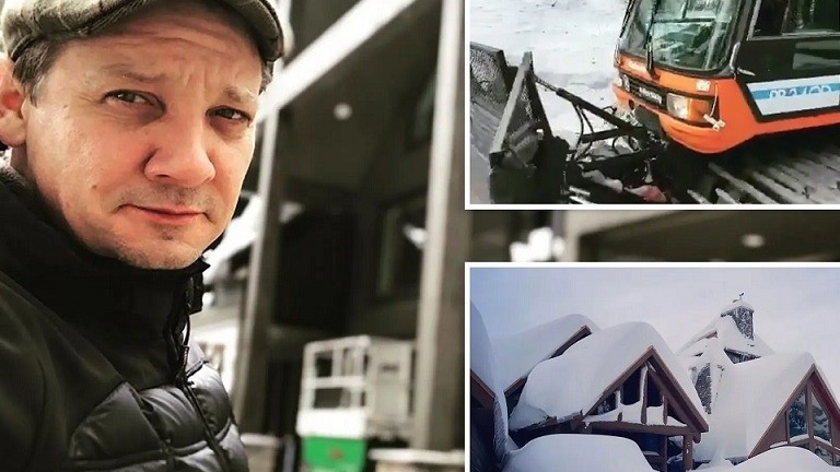 Tài tử Jeremy Renner gặp tai nạn trong trận bão tuyết ở Mỹ