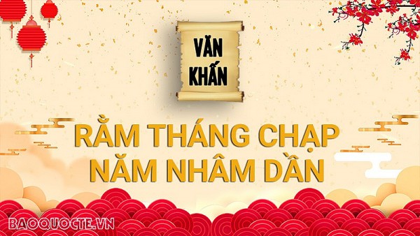 Văn khấn rằm tháng Chạp năm Nhâm Dần, bài cúng rằm tháng Chạp gia tiên và thổ công chuẩn nhất