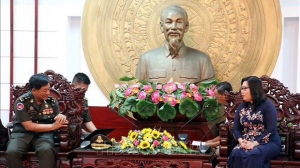 Cambodian Army’s Guard High Command pays visit to Soc Trang