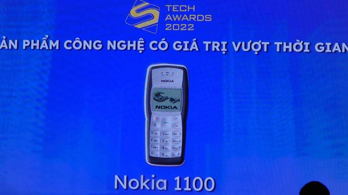 Nokia 1100 được vinh danh là sản phẩm công nghệ có giá trị vượt thời gian