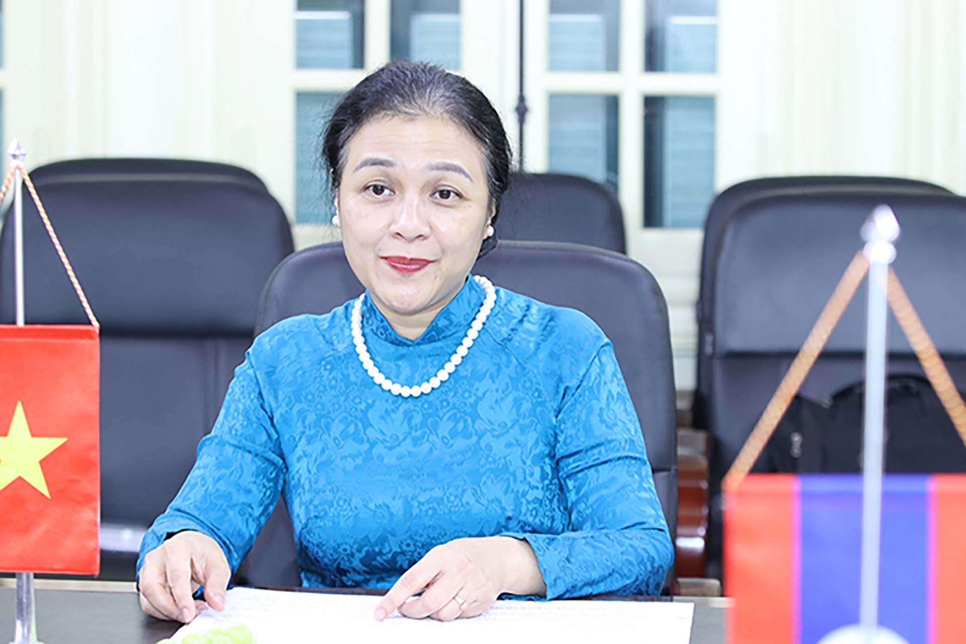 Chủ tịch VUFO Nguyễn Phương Nga.