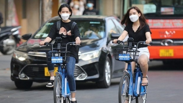 Work started on first public bike service station in Hanoi