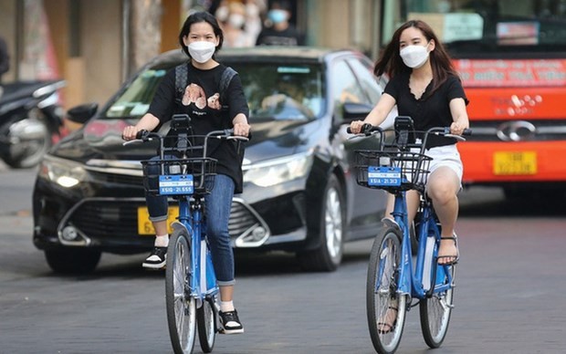 Work started on first public bike service station in Hanoi