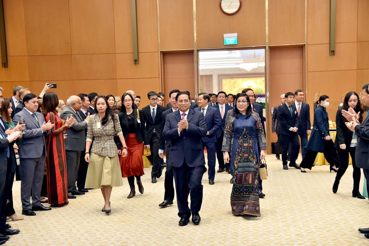 Prime Minister Pham Minh Chinh hosts Tet banquet in honour of diplomatic corps