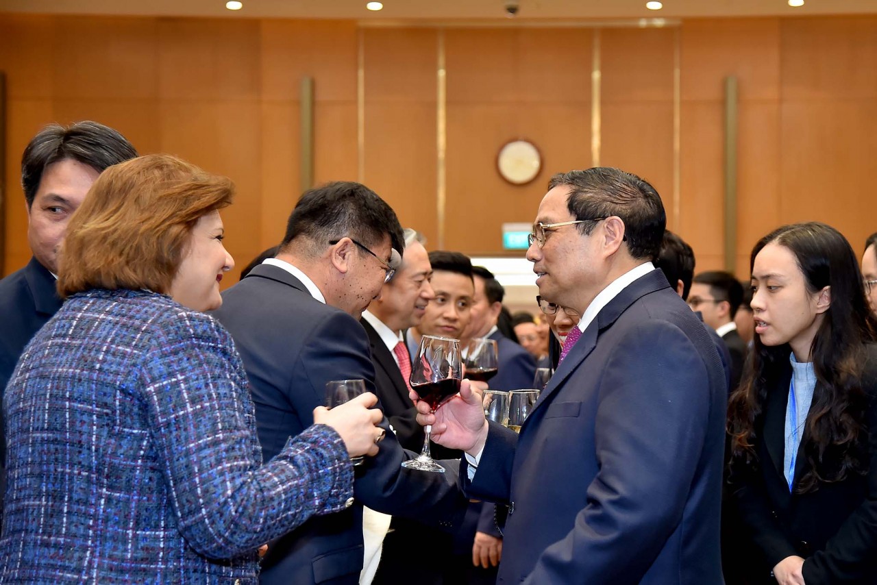 Prime Minister Pham Minh Chinh hosts Tet banquet in honour of diplomatic corps