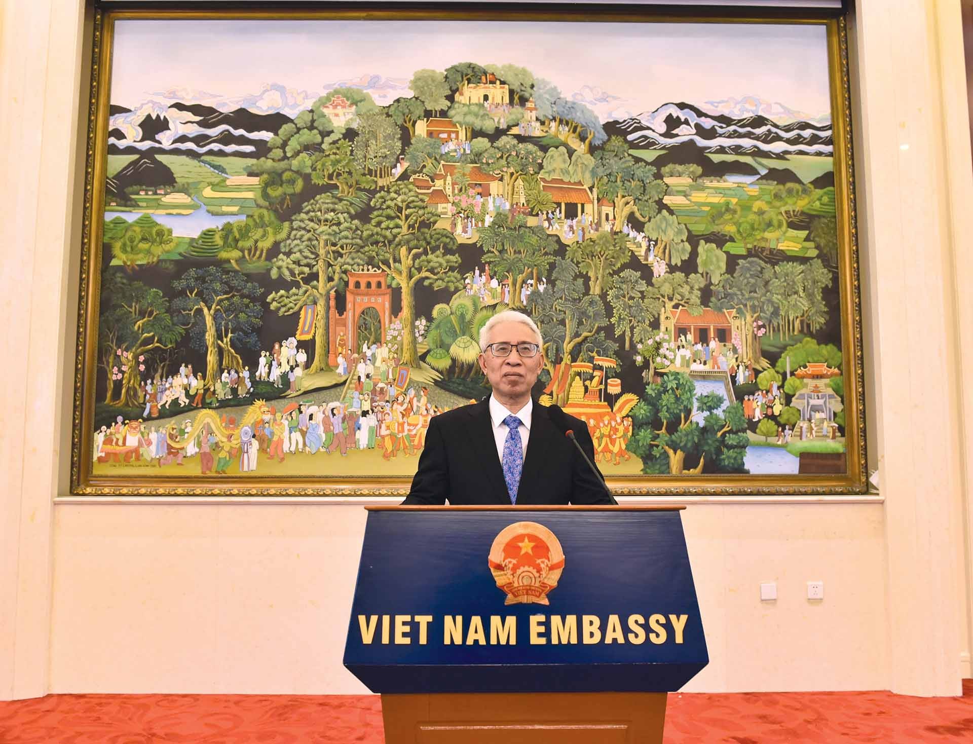 Đại sứ Việt Nam tại Trung Quốc Phạm Sao Mai. (Nguồn: TTXVN)