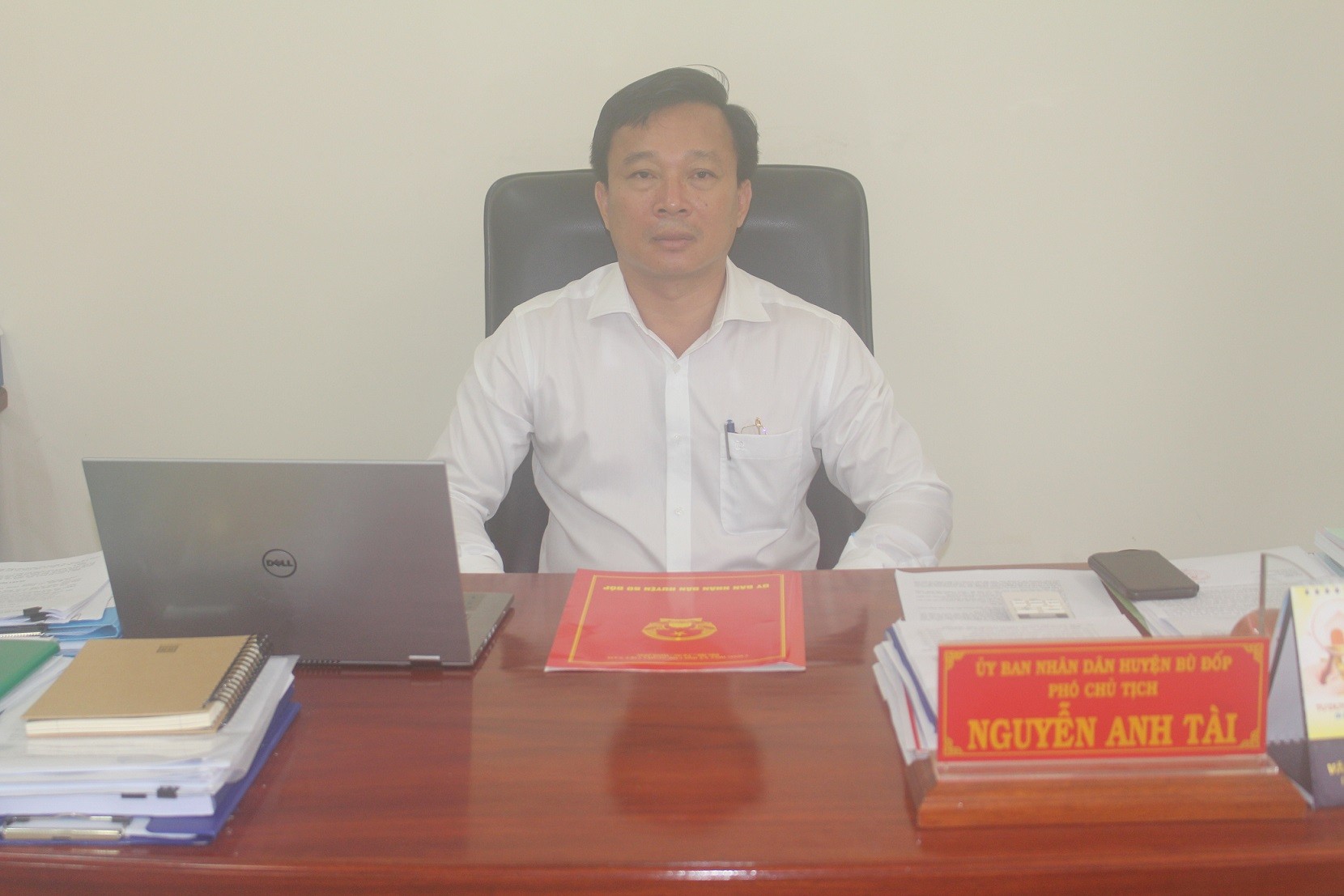 ông Nguyễn Anh Tài, Phó chủ tịch UBND huyện Bù Đốp