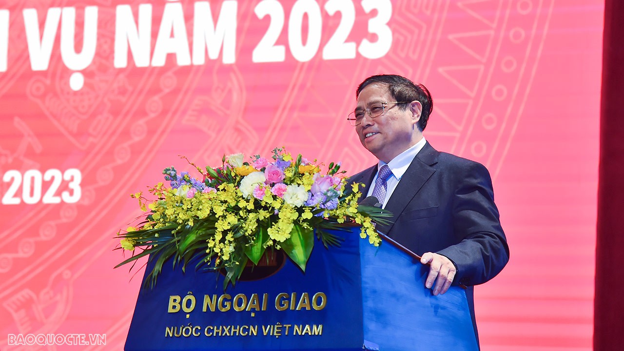 Prime Minister Pham Minh Chinh underlines 2023 tasks for diplomatic sector