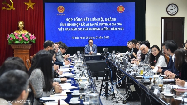 MOFA chaired inter-sectoral meeting to review Vietnam’s participation in ASEAN in 2022