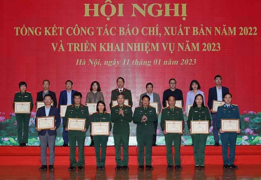 Hội nghị Tổng kết công tác báo chí, xuất bản toàn quân năm 2022