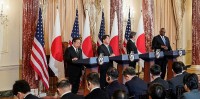Mỹ đưa thủy quân lục chiến đến đảo phía Nam Nhật Bản, tuyên bố nỗ lực hợp tác 3 bên ứng phó Triều Tiên