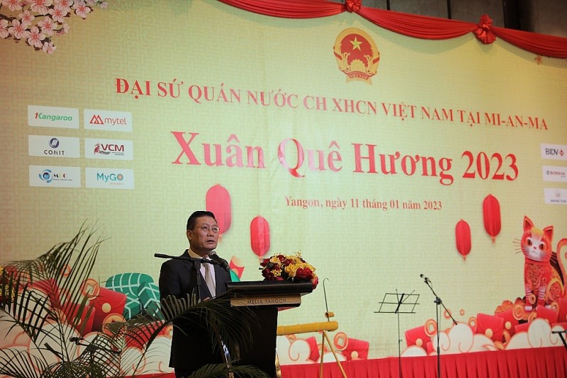 Vui Tết cộng đồng tại Myanmar Vui Tết cộng đồng tại Myanmar