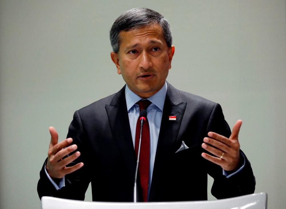 Ngoại trưởng Singapore Vivian Balakrishnan. (Nguồn: Reuters)