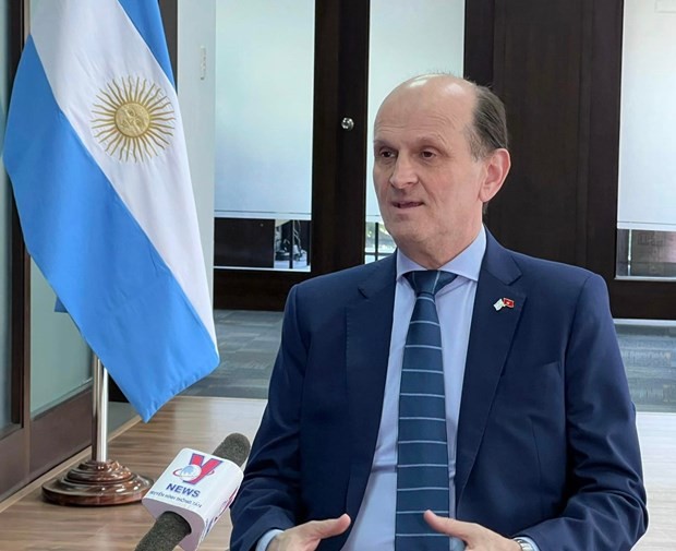 Argentinian Ambassador to Vietnam Luis Pablo Maria Beltramino (Photo: VNA)