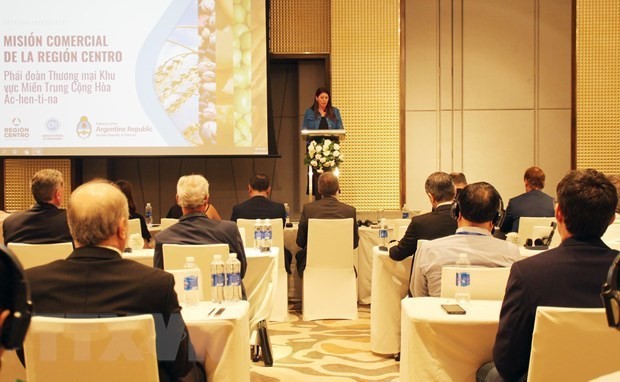 At an Argentina-Vietnam trade promotion event (Photo: VNA)