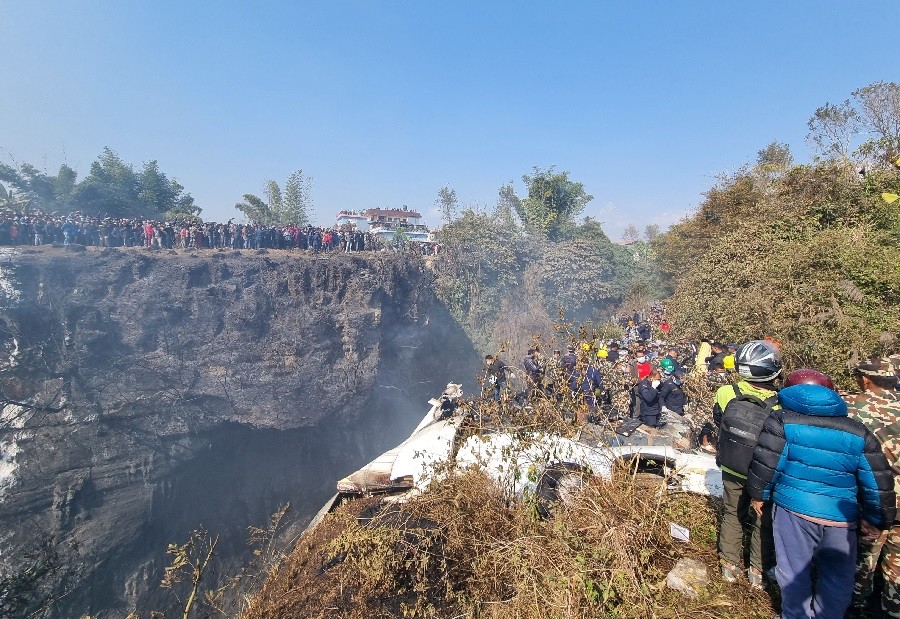 Máy bay rơi ở Nepal: Đã tìm thấy hộp đen; chính quyền Hàn Quốc họp gấp. (Nguồn: Reuters)