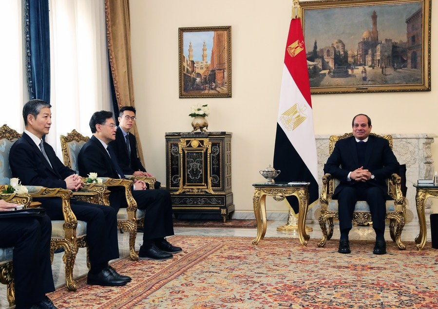 Tổng thống Ai Cập nói tình hữu nghị lịch sử với Trung Quốc 'không thể phá vỡ'. (Nguồn: THX)