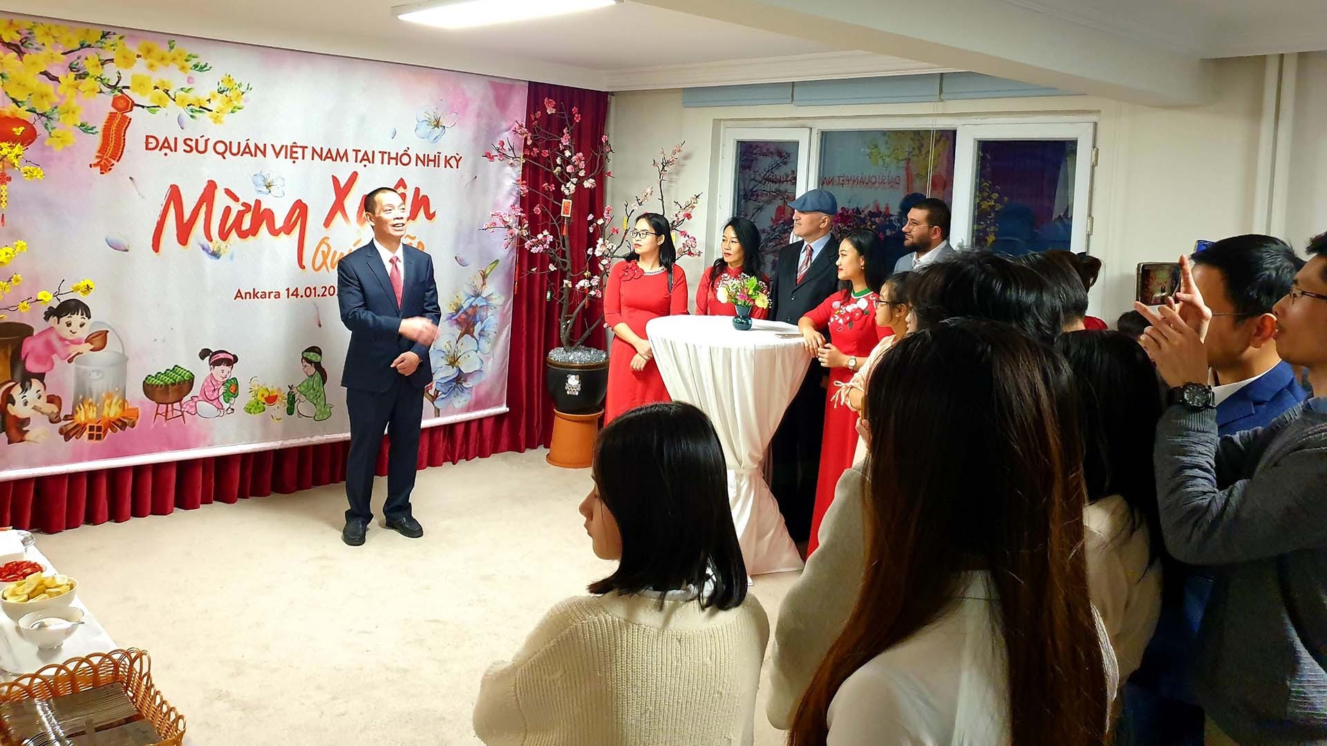 Đại sứ Đỗ Sơn Hải phát biểu tại sự kiện.