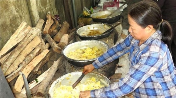 Ginger jam makes Tet warm