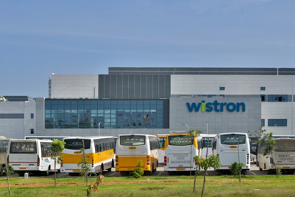 (01.23) Nhà máy sản xuất iPhone của Apple cùng Wistron tại Narsapura, Ấn Độ. (Nguồn: Getty Images)