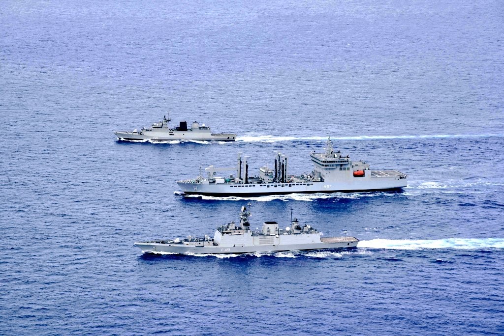 Hải quân Ấn Độ khởi động cuộc tập trận quân sự lớn nhất TROPEX-23. (Nguồn: PTI)