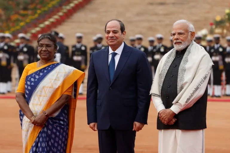 Ấn Độ-Ai Cập nắm tay nhau tiến lên bước mới trong quan hệ song phương. (Nguồn: Reuters)